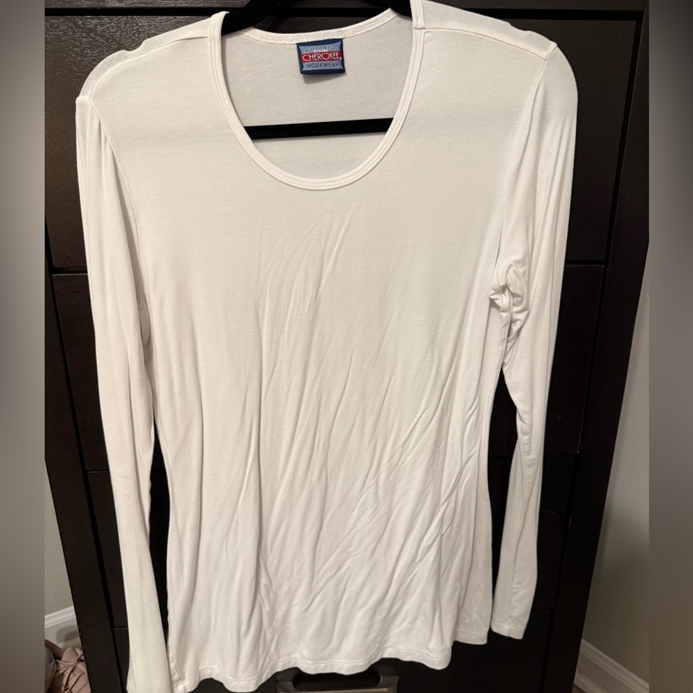 Cherokee White Long Sleeve Tee